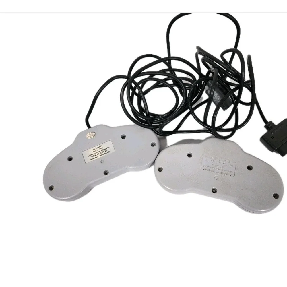 Asciiware SNES‎ Super Nintendo Controllers 2 Pack Left Right Turbo Slow Auto